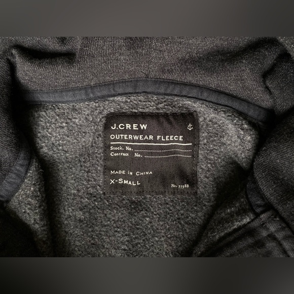 J. Crew ⚓️⛵️Nautical Pullover Outerwear Utility Hoodie - Picture 13 of 14